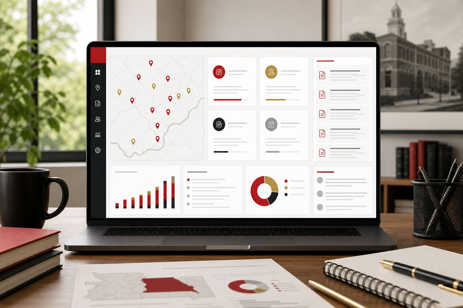 AI-powered education funding research dashboard for Southeast Missouri